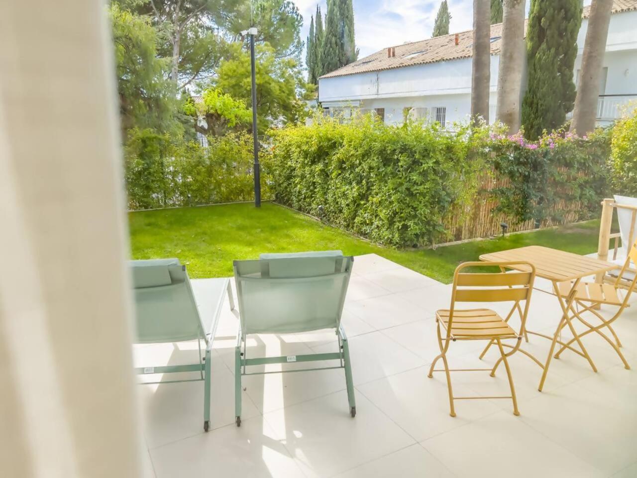Bajo Con Jardin En La Milla De Oro Apartment มาร์เบยา ภายนอก รูปภาพ